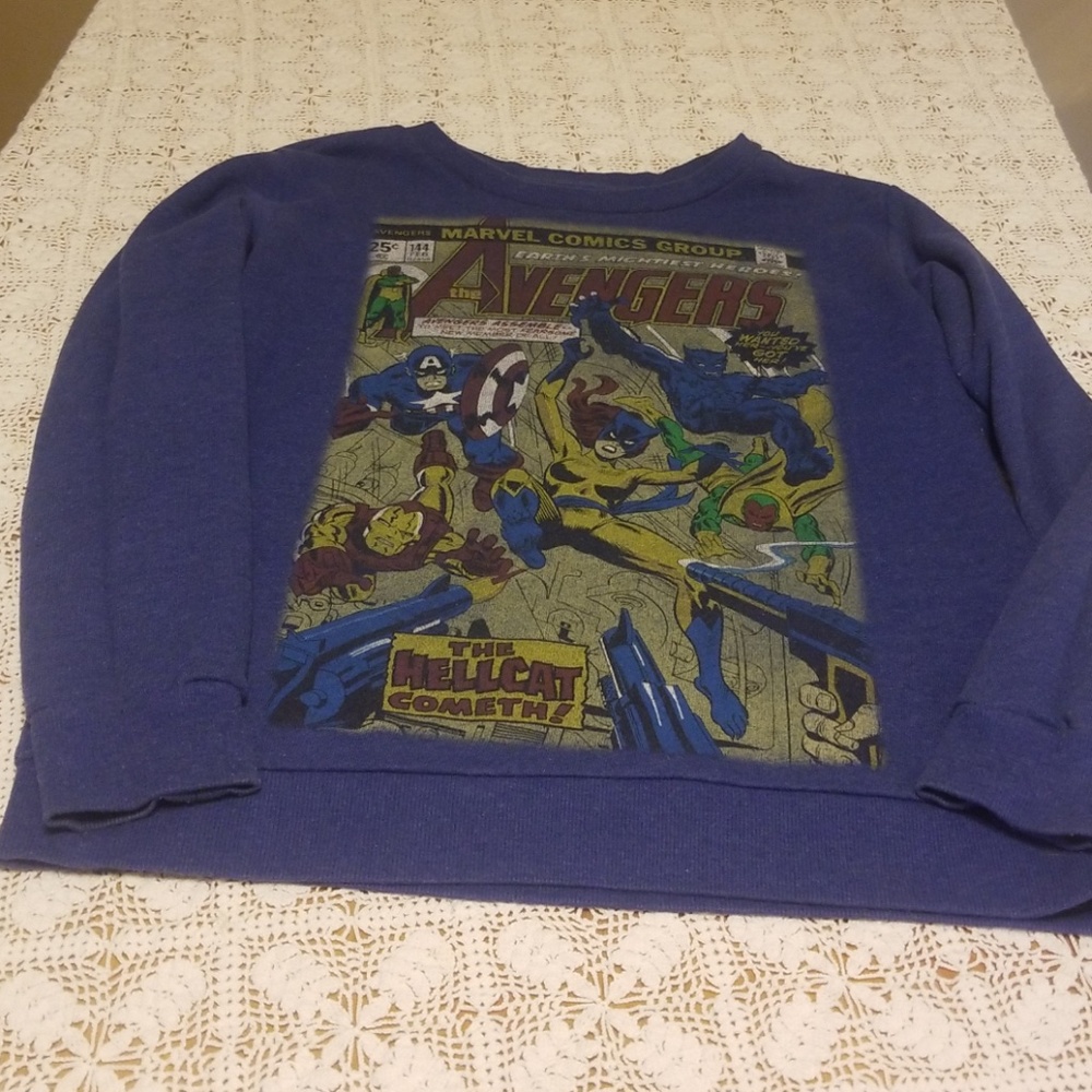 Vintage look & feel The Avengers Comic sweatshirt
